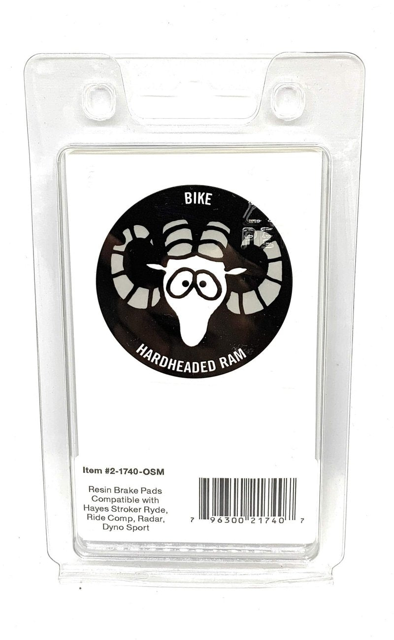 2 Pairs Bike Brake Pads Resin for Hayes Stroker RYDE Dyno Sport, Radar, Prime Sport, Ride Comp, Radar,95C0181. The Bicycle Replacement Part for Brakes for high Braking Power and Quiet Stops.