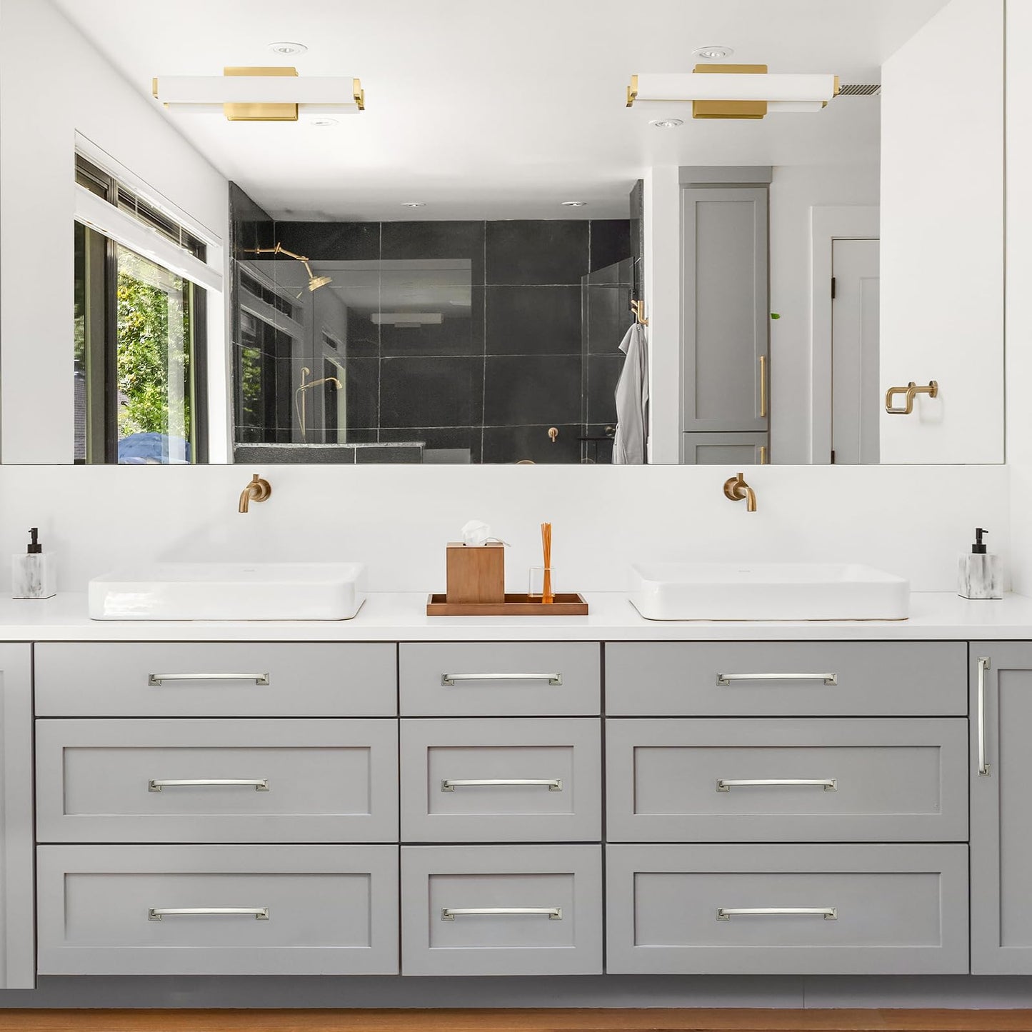 Ravinte 30 Pack Solid 7-1/2" Square Foot Arch Pulls Kitchen Cabinet Handles Brushed Nickel Pulls Silver Dresser Kitchen Cupboard Hardware Handles for Cabinets Cupboard Drawers