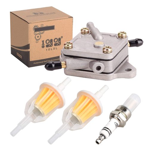 10L0L Golf Cart Fuel Pump for Yamaha G8 G11 G14 G16 G20 G22 Golf Cart 4 Cycle 1990-2007 Engine Pump with Fuel Filter Spark Plug Kit, OEM#JN6F441000,S FP-003 5910