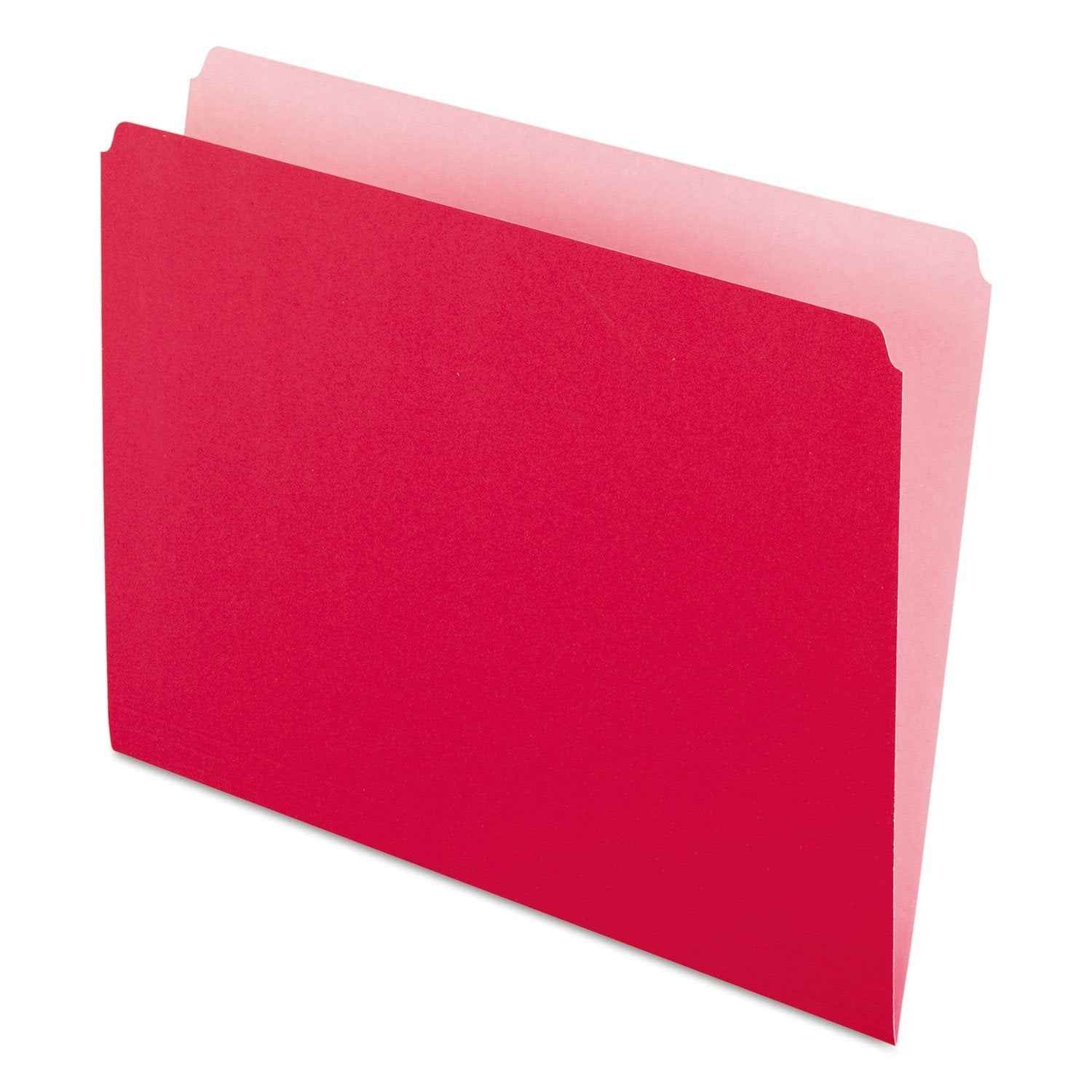 Pendaflex Colored File Folders, Red (PFX152RED), Letter