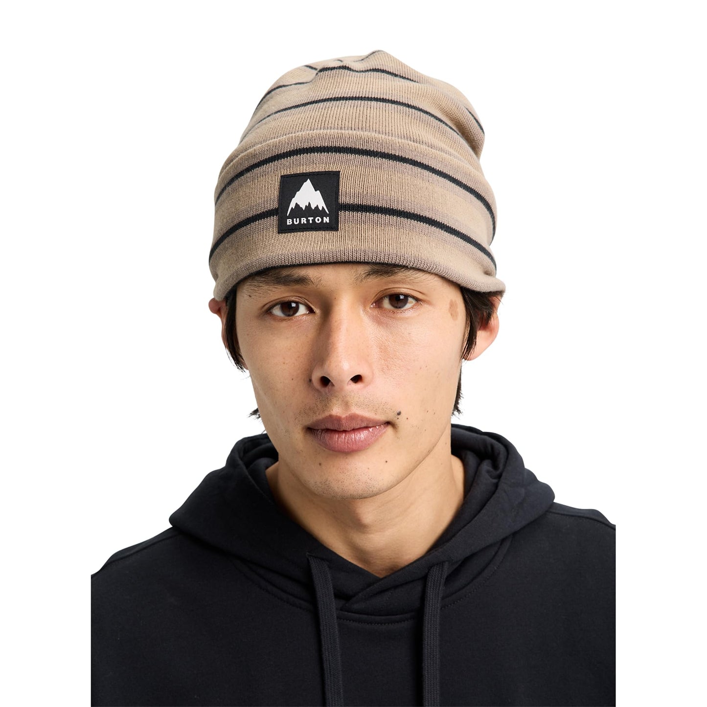 Burton Unisex Recycled Kactusbunch Tall Beanie – Warm Winter Knit Hat with Folded Cuff – Summit Taupe, One Size