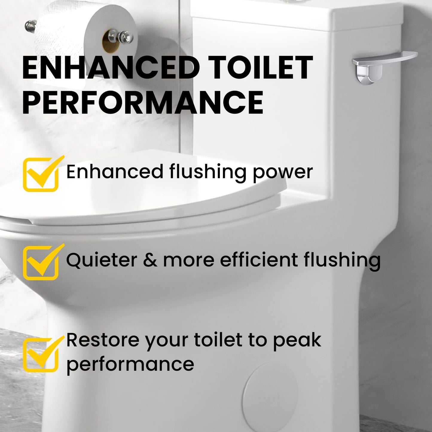 HONSNKS 4 Pcs 83143 Toilet Fill Valve Seal Replacement, Universal Rubber Diaphragm for Fluid-master 200, 242, 400 and 747 Models, Easy DIY Fix (Black)