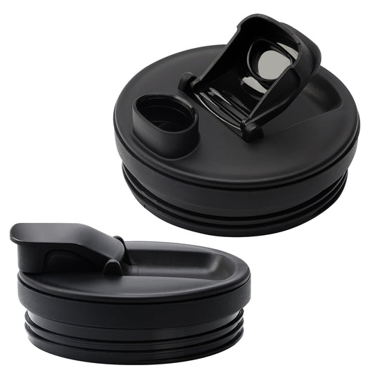 2Pcs Replacement Part Lids for Ninja Blender, 3.35" Inner Diameter, Sip Seal Spout Lids Compatible with Ninja 18oz 24oz 32oz Cups, Fit for Ninja Auto-IQ BL450 BL480 BL490 BL640 BL680 BN400 BN750 BN800