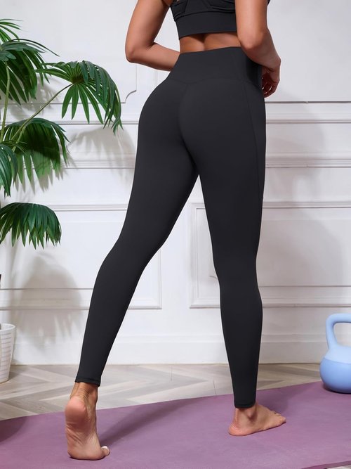 Grace Form Yoga Leggings - Ultra Soft High Waisted Women's Workout Leggings for Gym & Running