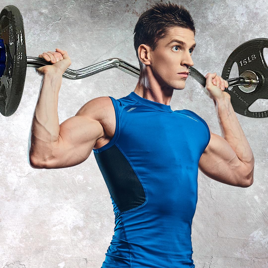 Exercise Curl Barbell Gym Bar for 2 Inch Dia Weight workout Plates (4 Feet)