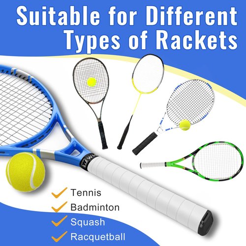 Coitak 30 Pieces Tennis Racket Grip Tape, Tennis Grip Tape, Tennis Overgrips for Anti Slip and Absorbent Grip