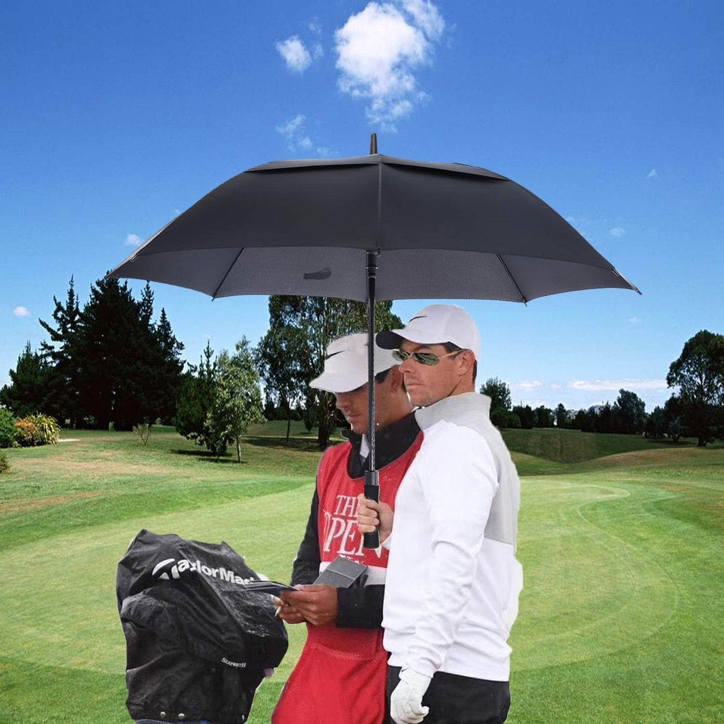 MRTLLOA Golf Umbrella - Extra Large 54/62/68/72 Inch | Automatic Open, Windproof & Waterproof Double Canopy