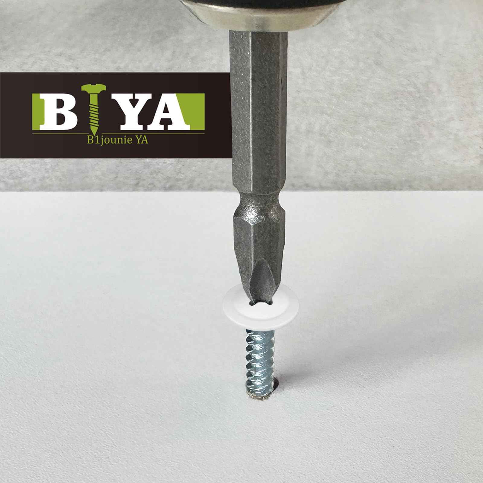 White Head Screws,240pcs #8 Thread Truss Head Fast Self Tapping White Pan Cabinet Screws Wood Work for Wall Plates, 1/2 Inch, 3/4 Inch, 1 Inch