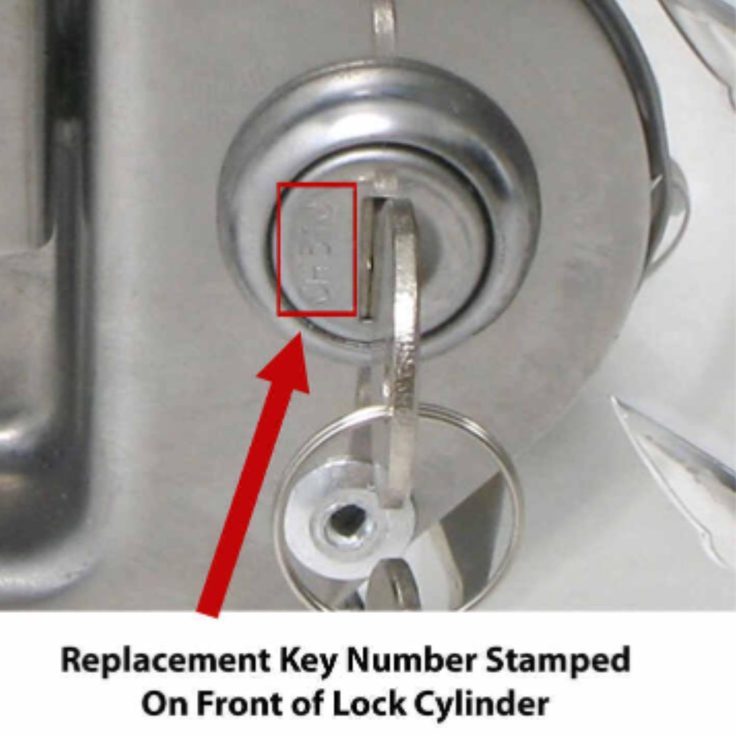 CH505 Replacement Key for Truck Tool Boxes and Paddle Handle Tool Boxes Marked CH-505-1 Robby’s Cloud Keychain Included (1-Pack) - Key Style May Vary