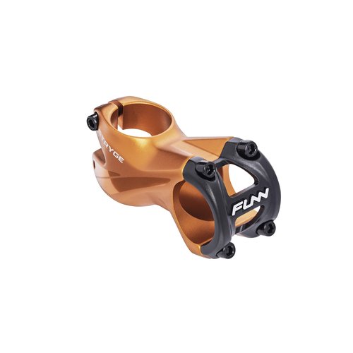 Funn Stryge Bike Riser Stem with 7 Degree - 60mm Length, 31.8mm Bar Clamp, Mountain Bike, BMX, Road & Gravel Bike Stem (Orange)