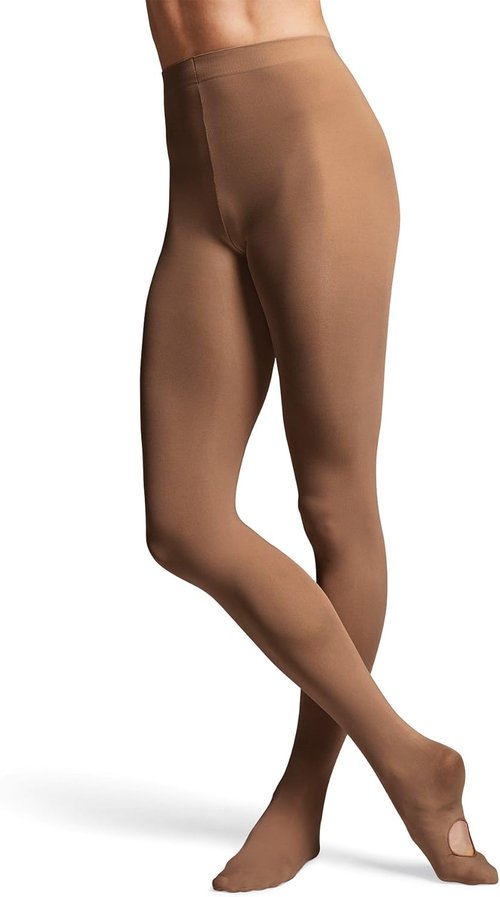 Bloch Dance Women's Contour Soft Adaptatoe Tights - Ultimate Comfort & Flexibility | Black