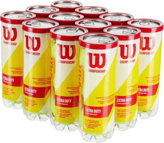 WILSON Championship Tennis Balls - High Performance & Durability | Ideal for Competitive Play