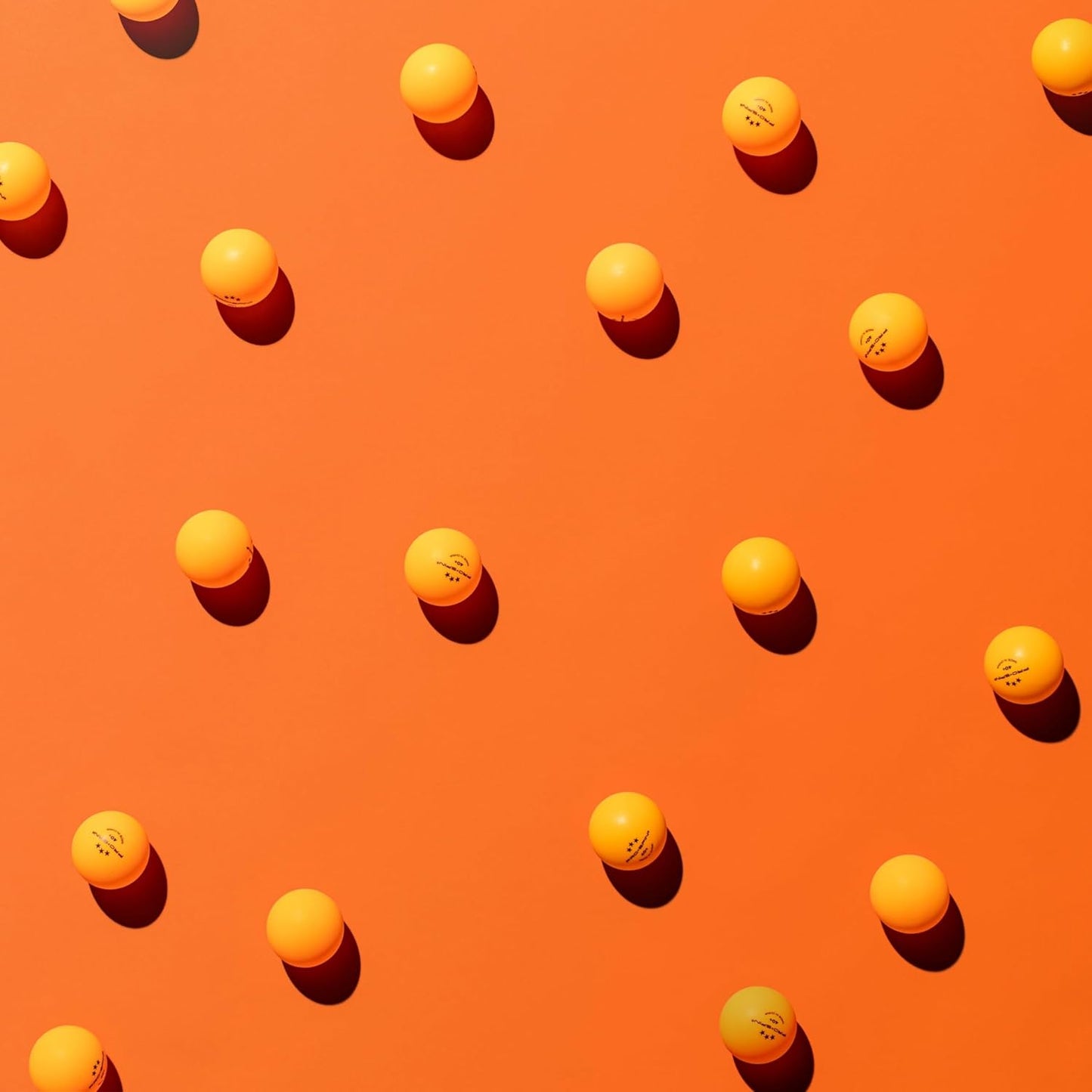 PRO-SPIN Ping Pong Balls - 3-Star Premium Orange Table Tennis Balls | High-Performance 40+ ABS Quality