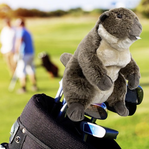 Animal Golf Drivercovers - Lovely Squirrel Golf Headcover for Drivers - 1 Wood Cover Golf Driver Head Cover fits for Callaway Epic, Taylormade M2 M6, Titleist D2 D3 917 Ping, Winter Driver Head Covers