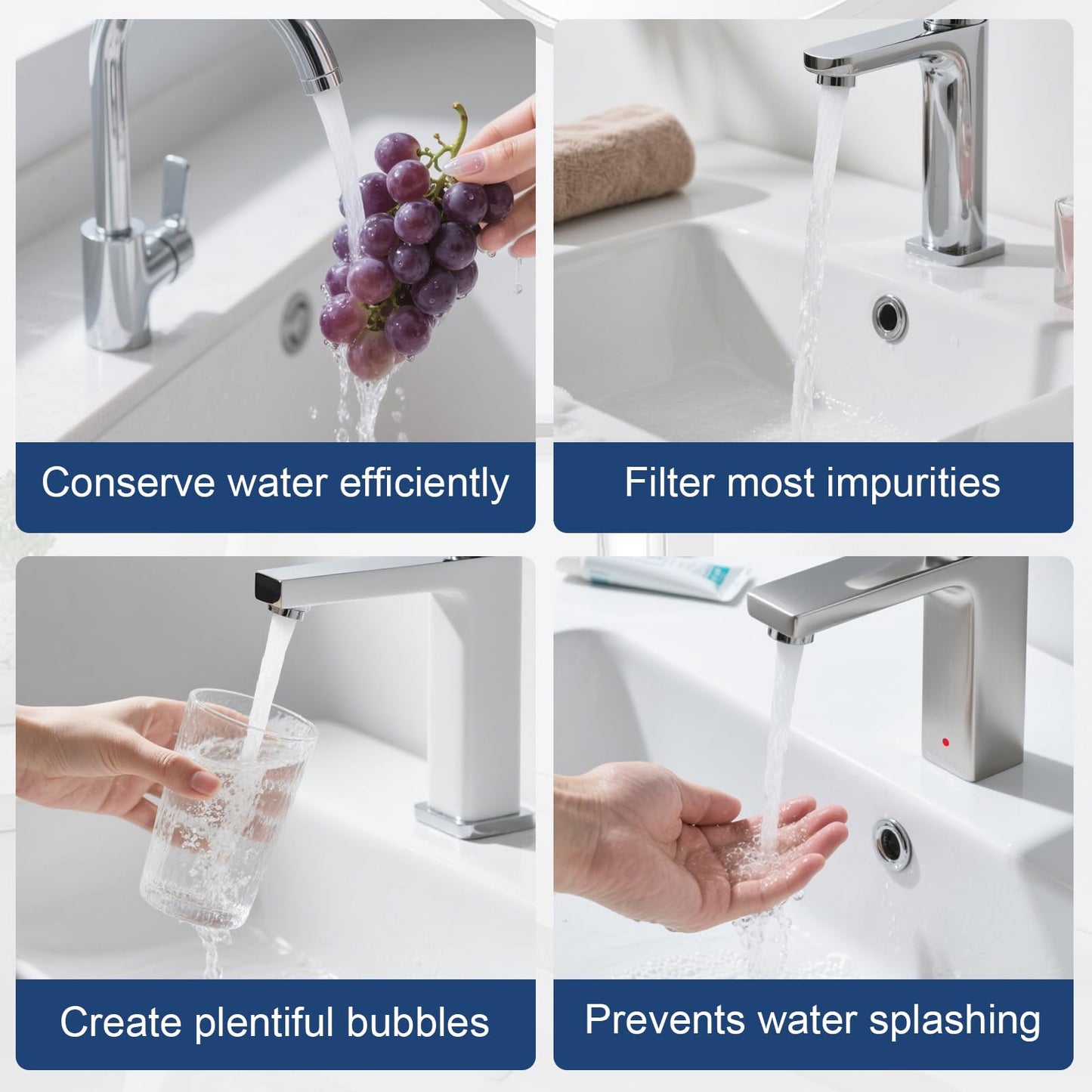 116711 Faucet Aerator Water Flow Restrictor,1.5 Gpm Aerator Inserts Replacement Parts for Moen Bathroom Kitchen Sink,2 pcs