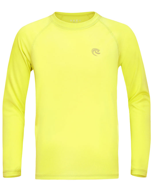 Boys Fishing Sun UV Shirt, Outdoor Youth Long Sleeve SPF Quick Dry Running Swimming Rash Guard T-Shirt