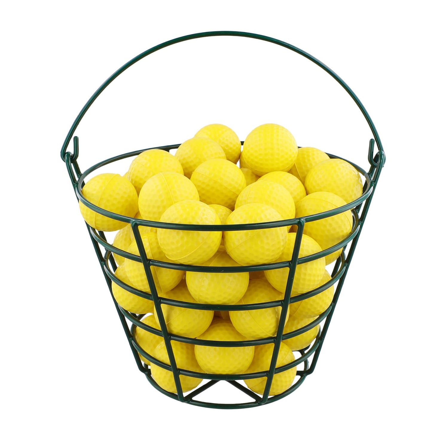Roykaw Golf Ball Basket Bucket Container for 50 Balls,with Handle,Built to Last/Easy to Organize