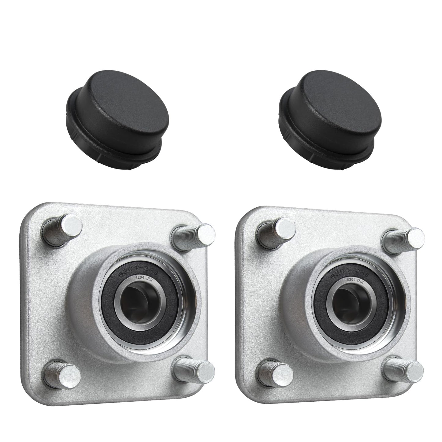 Shu-Ran DS and Precedent Front Wheel Hub Assembly, 2 PCS for Club Car DS & Precedent 2003-up Gas Electric Golf Cart, Golf Cart Hub Replace OEM# 102357701