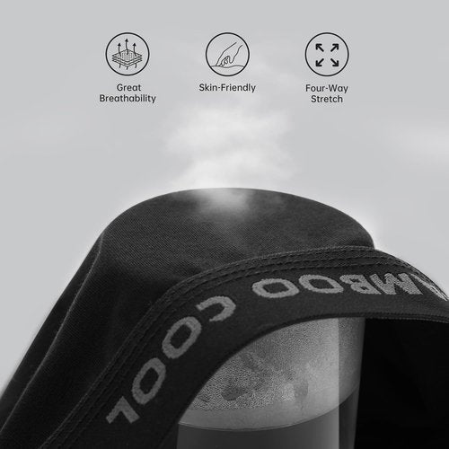 BAMBOO COOL Men's Ultra Breathable Boxer Briefs - No Riding Up Design | Comfortable Flexible Waistband