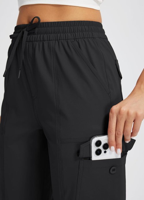 Libin Women's Capri Pants - Quick Dry, Water-Resistant Cargo Capris for Travel & Hiking | Casual Summer Style