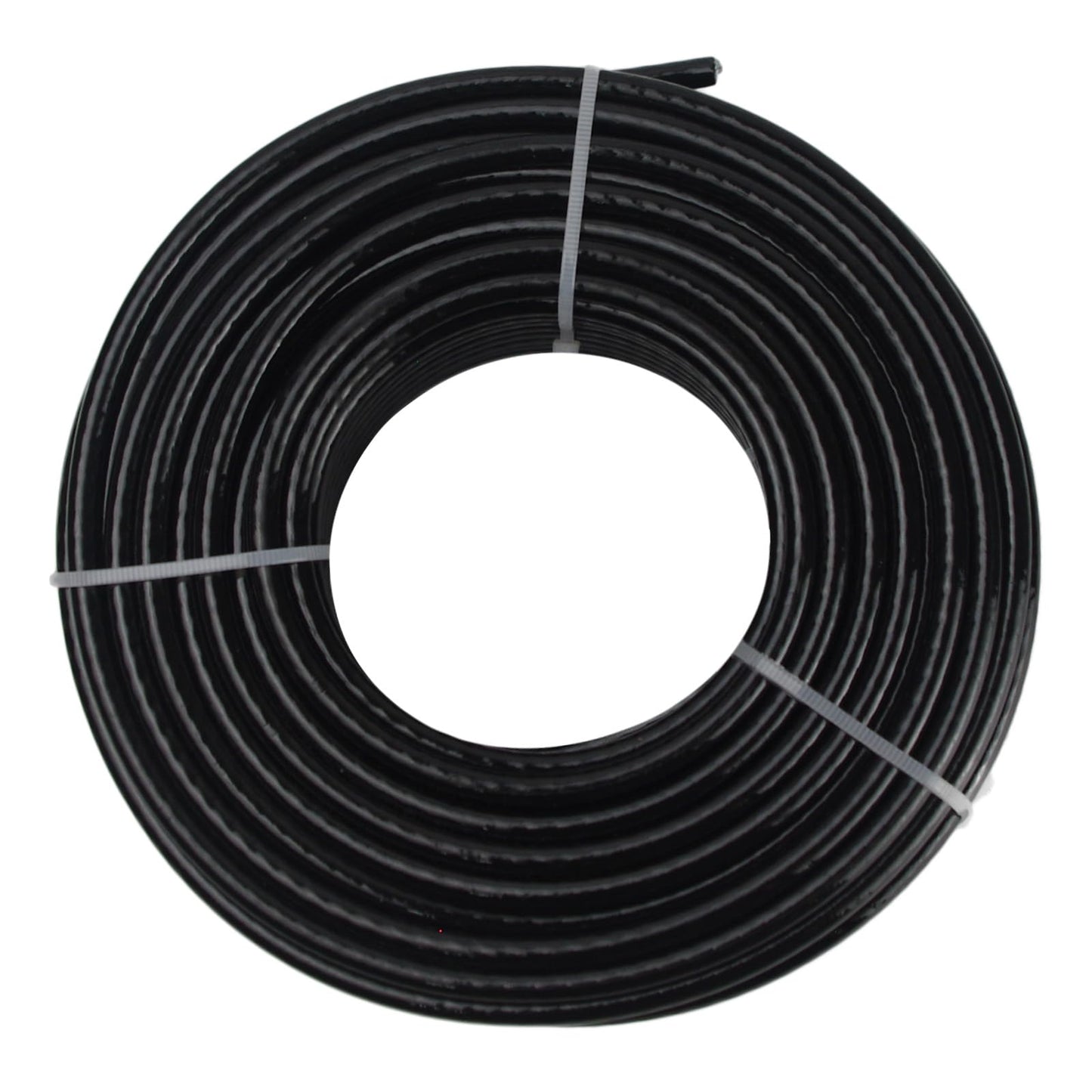 FOLUXING 98.4Ft Fitness Pulley Cable,Replacement Cable Machine Accessories for DIY Home Gym, Gym Cable Replacement,PVC Coated,Thick 3/16"(5mm)