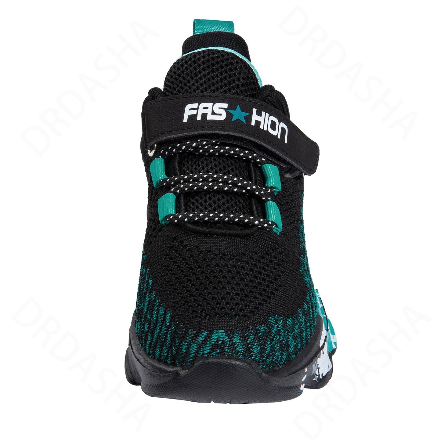 Kids Sneakers for Boys Girls Sports Tennis Breathable Walking Lightweight Running Kid Shoes Black-Blue