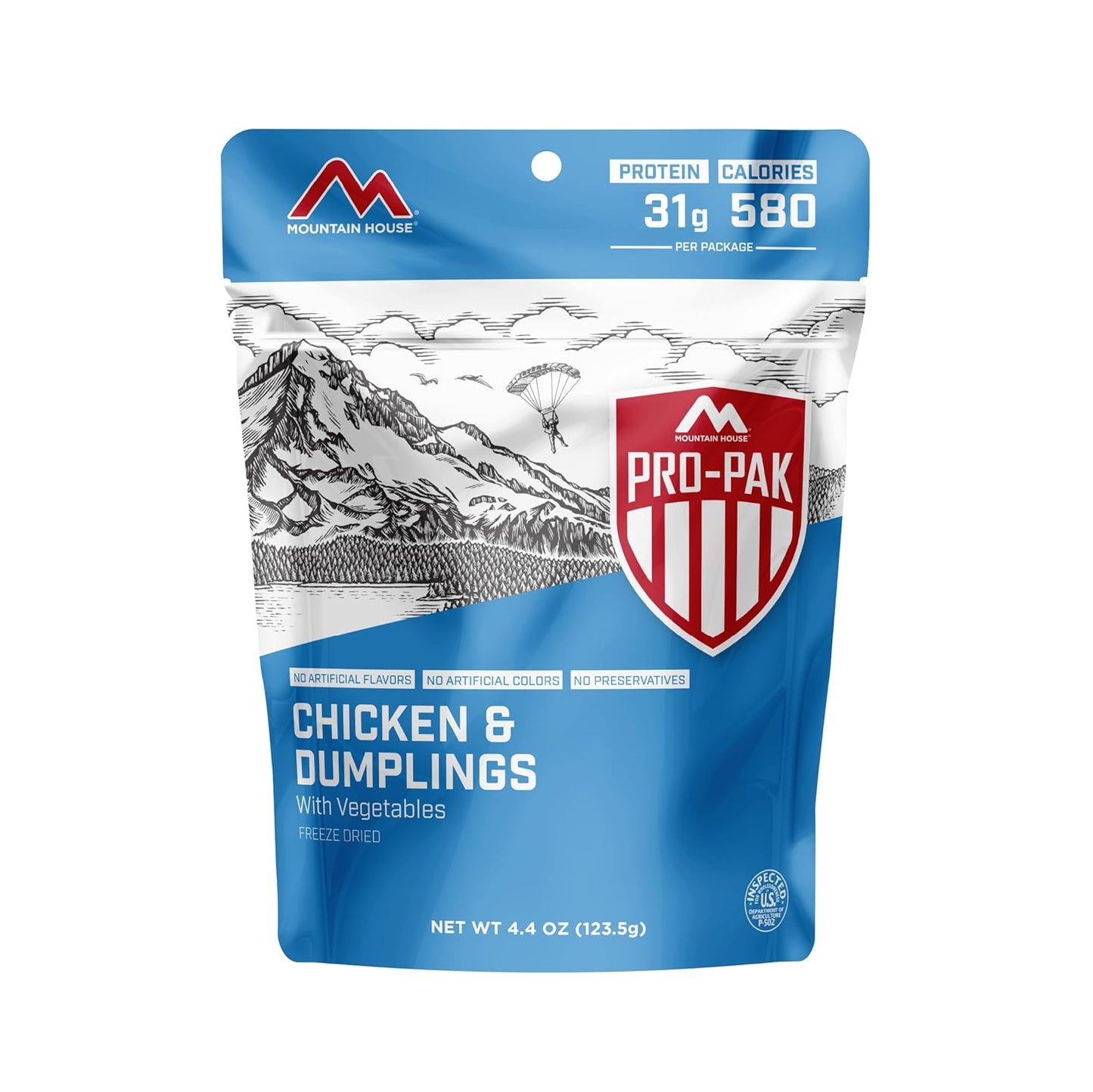Mountain House Chicken & Dumplings Pro-Pak - Freeze-Dried Backpacking Meal | Single Serving
