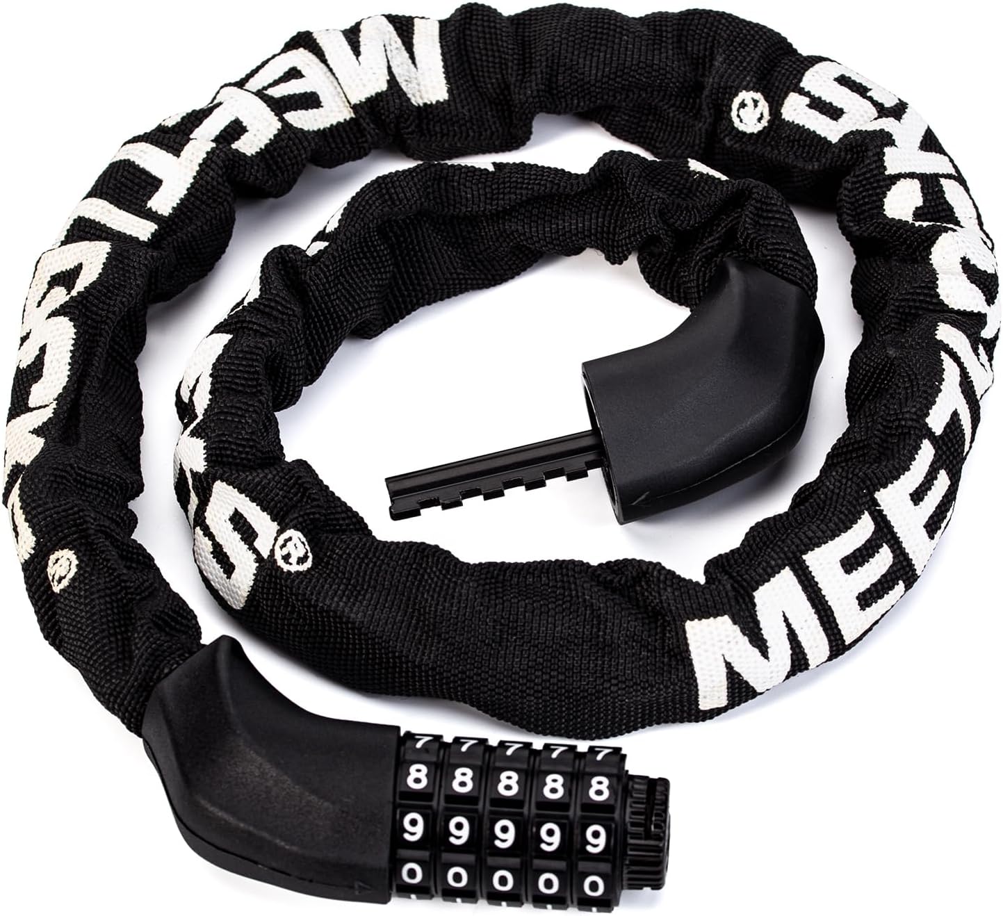 MEETLOCKS 3.2ft Heavy-Duty Bike Chain Lock - 5-Digit Combination Anti-Theft Security for Bicycles, Scooters & More