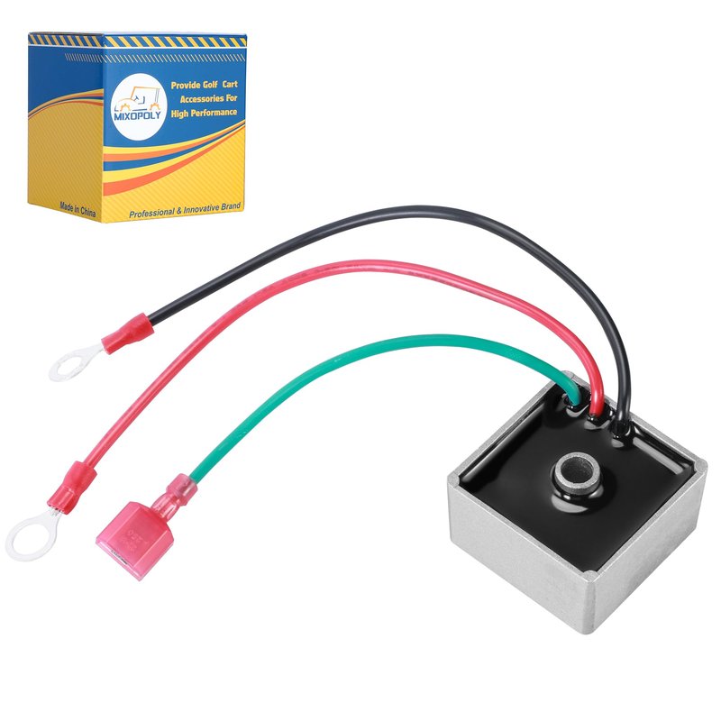 Mixopoly Voltage Regulator Rectifier for EZGO 1994-up 4 Cycle, Club Car 1984-1991 and Columbia/ParCar 1982-1994 2-Cycle Gas Golf Cart, Replace OEM 27739G01 27739-G01