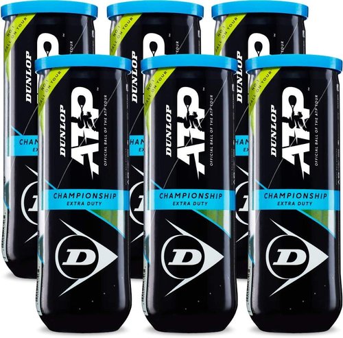 Dunlop Sports ATP Championship Tennis Balls - High Performance | Durable & Consistent Play