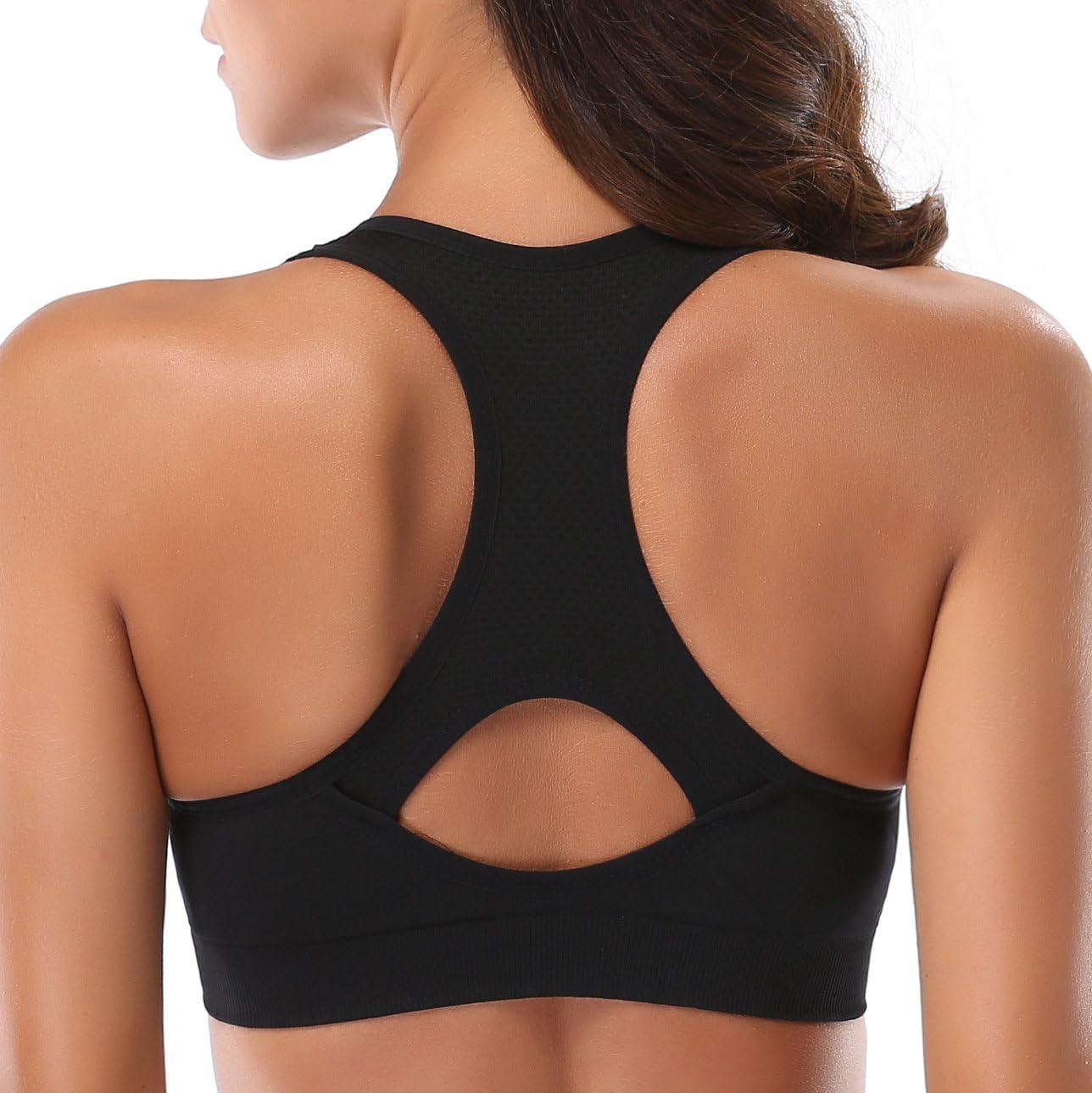 MIRITY Racerback Sports Bra - High Impact Workout Activewear for Ultimate Comfort