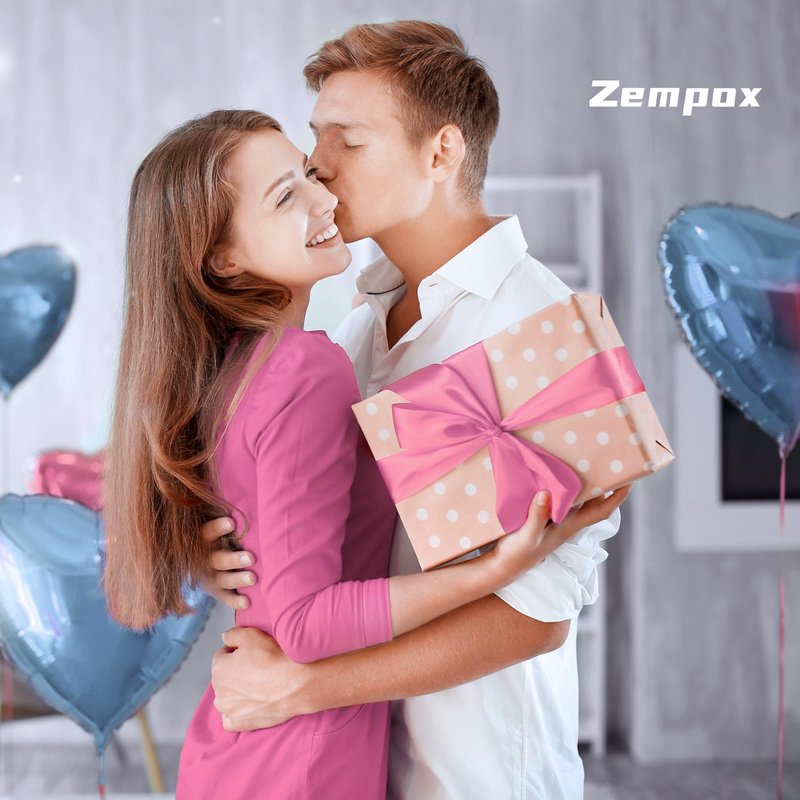 Zempox Adjustable Dumbbell Set of 2, 4 in 1 Free Weights Dumbbells Set for Women, Hand Weights for Women at Home, Each 2lb 3lb 4lb 5lb with TPU Soft Rubber Handle for Home Gym Exercise Training