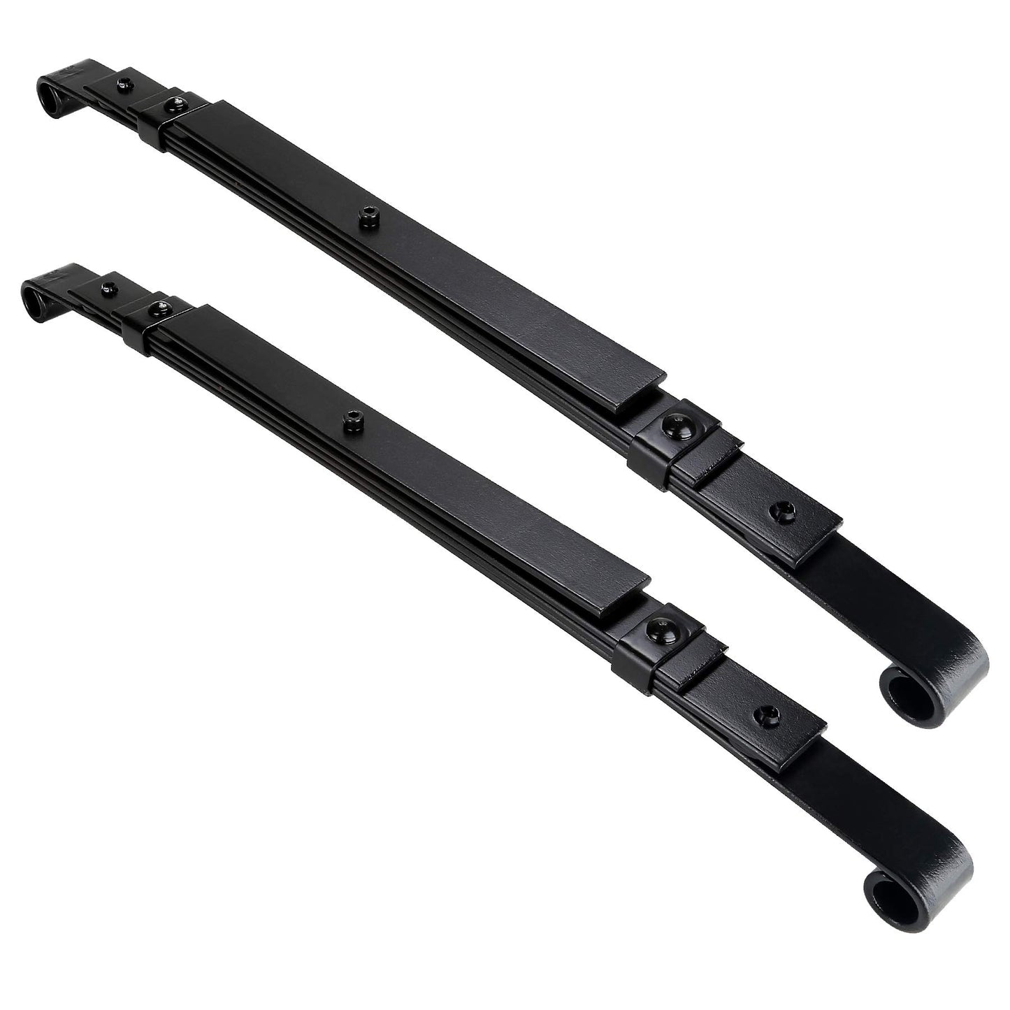 10L0L Golf Cart Rear Spring Kit for Club Car Precedent 2004-up, Heavy Duty 4 Leafs (Layers), Replace OEM# 102509301, 102513001