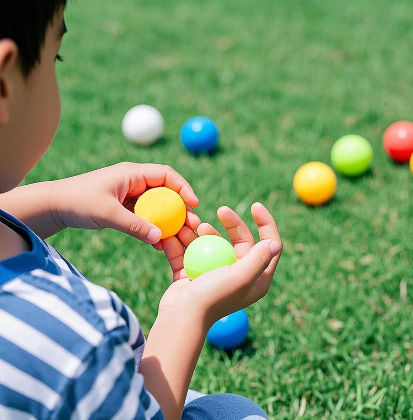 YYaaloa Table Tennis Balls - Colorful 40mm Ping Pong Balls for Games, Parties & DIY Crafts
