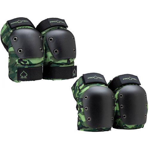 Pro-Tec Street Knee/Elbow Set of Pads - Camo - SM
