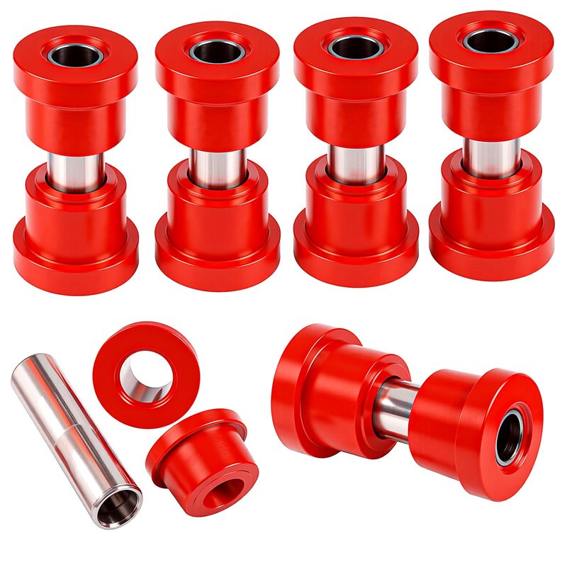 RIZINKART Golf Cart Rear Leaf Spring Bushing and Sleeves Kit,Polyurethane Bushing,Fit for EZGO Golf Cart TXT/Medalist 1994+& Club Car DS Golf Cart 1981+,OEM#72618-G01,0056-G01,70289-G02,70291-G01