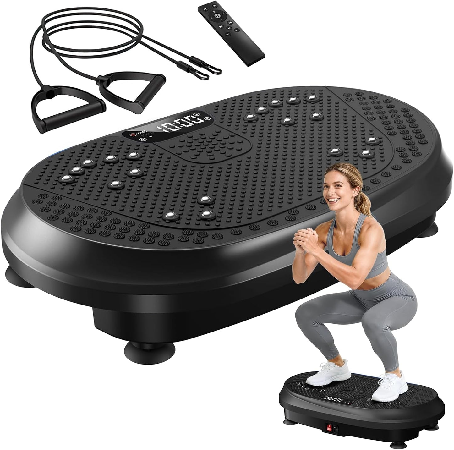 Skiennix Vibration Plate - Full Body Shaker for Lymphatic Drainage | Bluetooth Fitness Platform