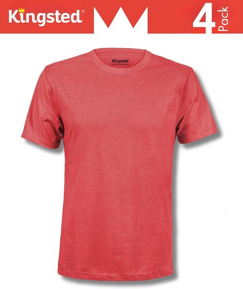 Kingsted T-Shirts for Men - Super Soft Premium Fabric - Comfortable Classic Fit - Pack of 3
