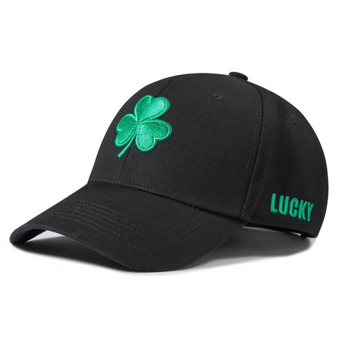 St Patricks Day Hat, Shamrock Baseball Cap for Men & Women, Lucky Hat, Adjustable Fit, Irish Clover Accessories