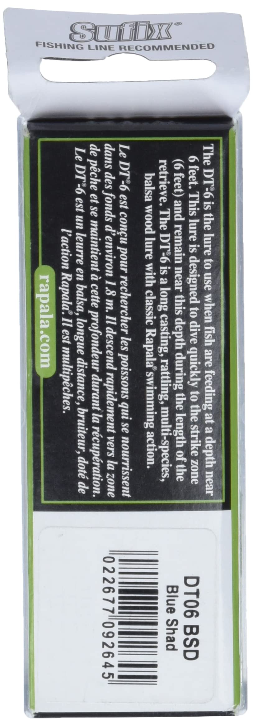 Rapala Dives-to 3/8 Oz Fishing lure (Blue Shad, Size- 2)