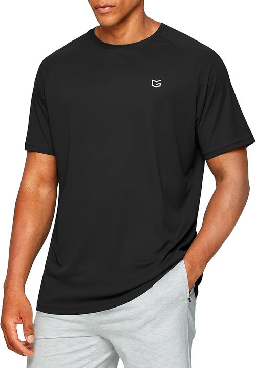 G Gradual Men's Quick Dry Workout T-Shirts - Lightweight Cooling Short Sleeve Gym Tees for Running & Hiking