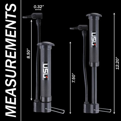 Sports Ball air Pump Manual Metal (red)