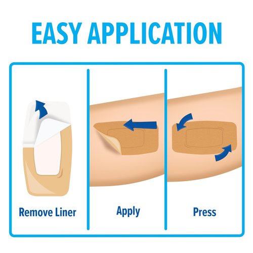 Nexcare Max Hold Waterproof Bandages, Comfortable, Low-Profile Film Fits Close To The Skin, Knee & Elbow, 2.38 x 3.5 in, 18, 1.0 Count, 0.05 kilograms