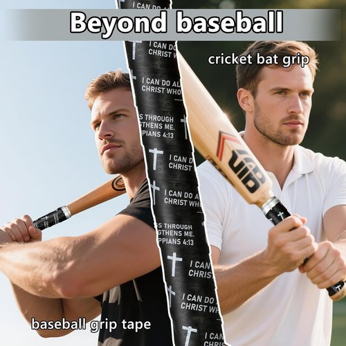 Eyourlife Baseball Bat Grip Wraps - Non-Slip Elite Batting Tape for Softball & Baseball | 2/4 Pack