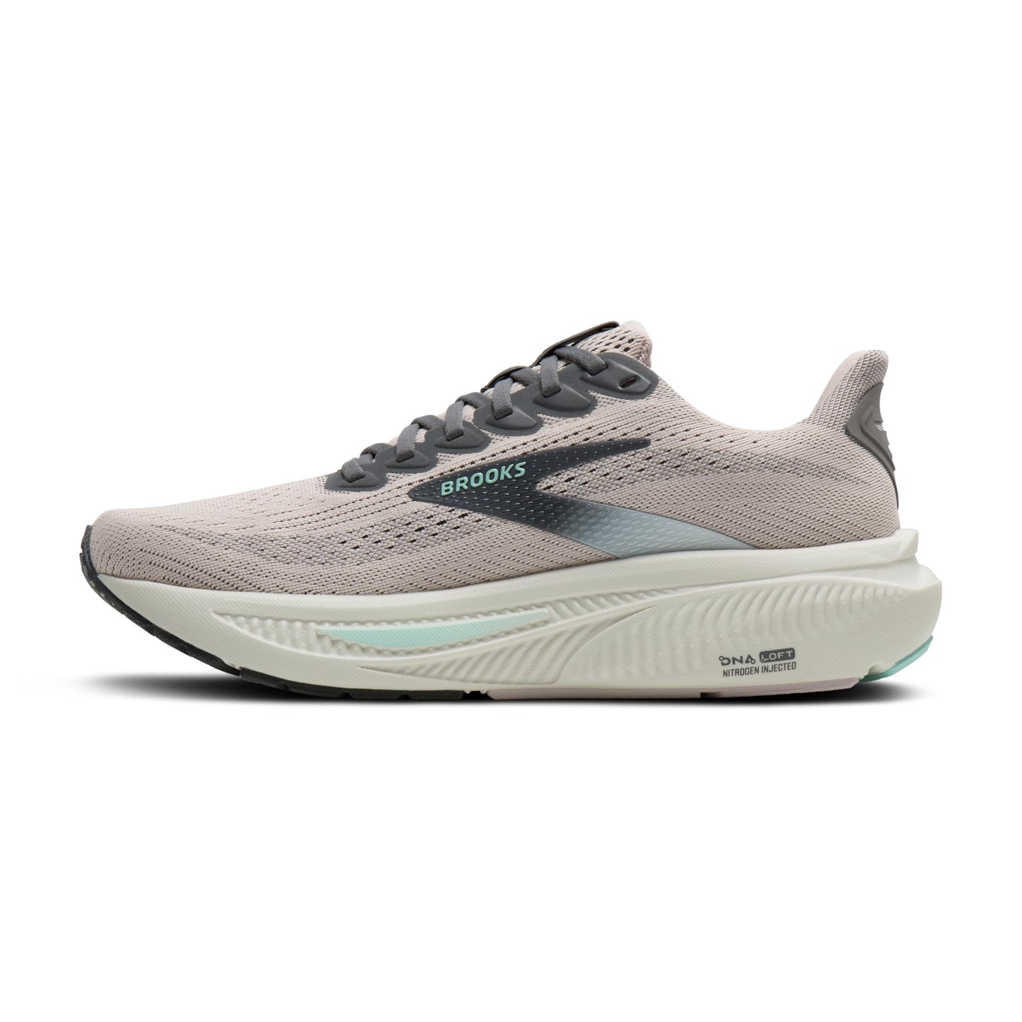 Brooks Women’s Ghost 17 Neutral Running Shoe - Mauve/Yucca/Bluewash - 9.5 Medium