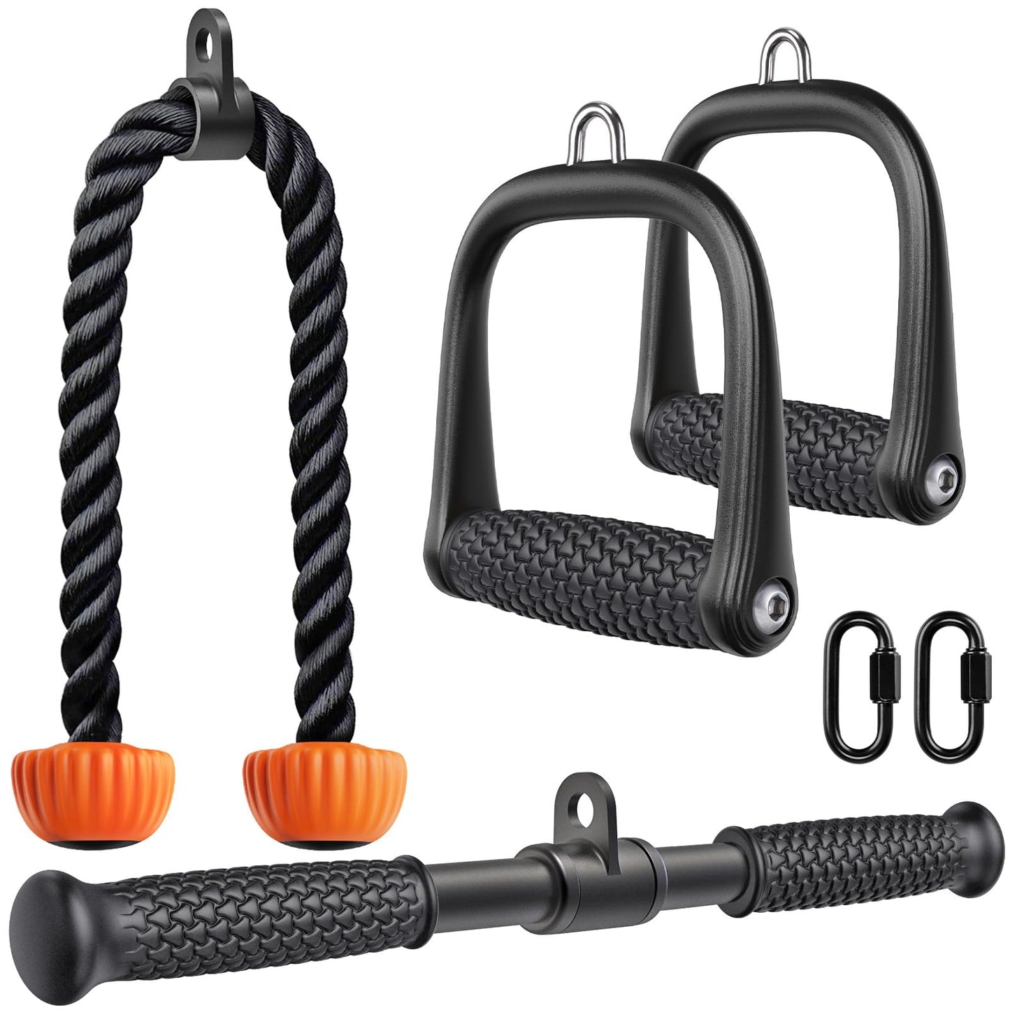 SELEWARE Cable Machine Attachments Set LAT Pulldown Attachments