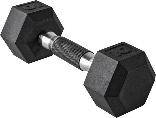 CAP Barbell Coated Hex Dumbbell - Versatile Weights from 10 to 120 lbs | Multiple Color Options
