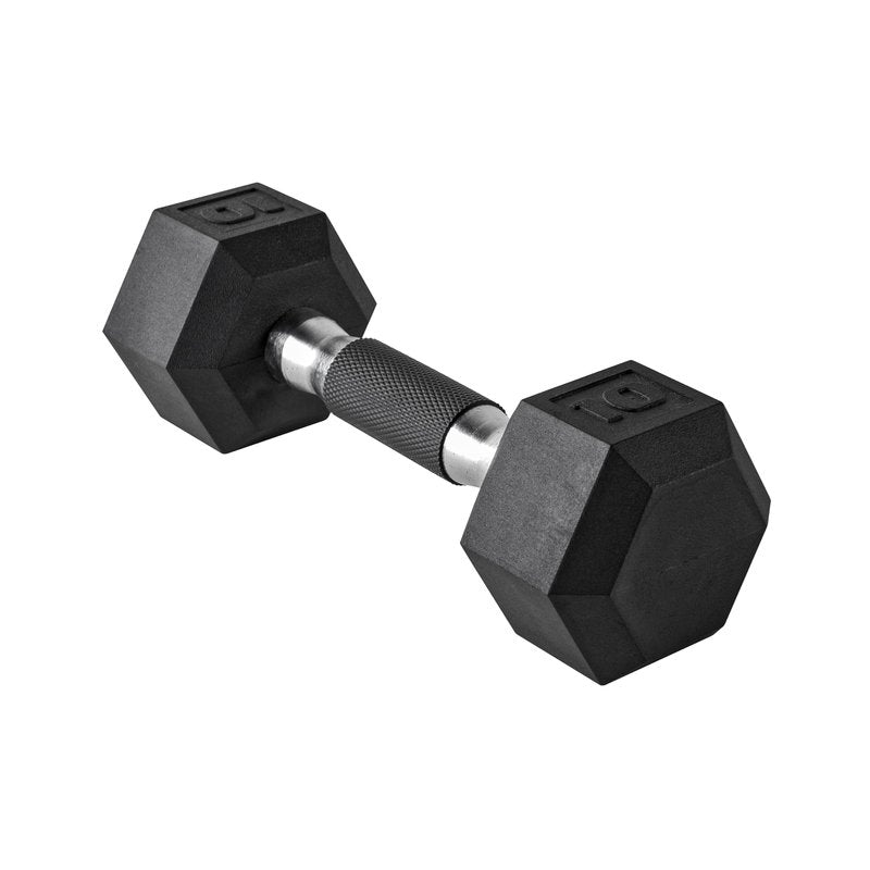 CAP 50 lbs Coated Dumbbell Set with Comfort handle, 10LBx2, 15lbx2