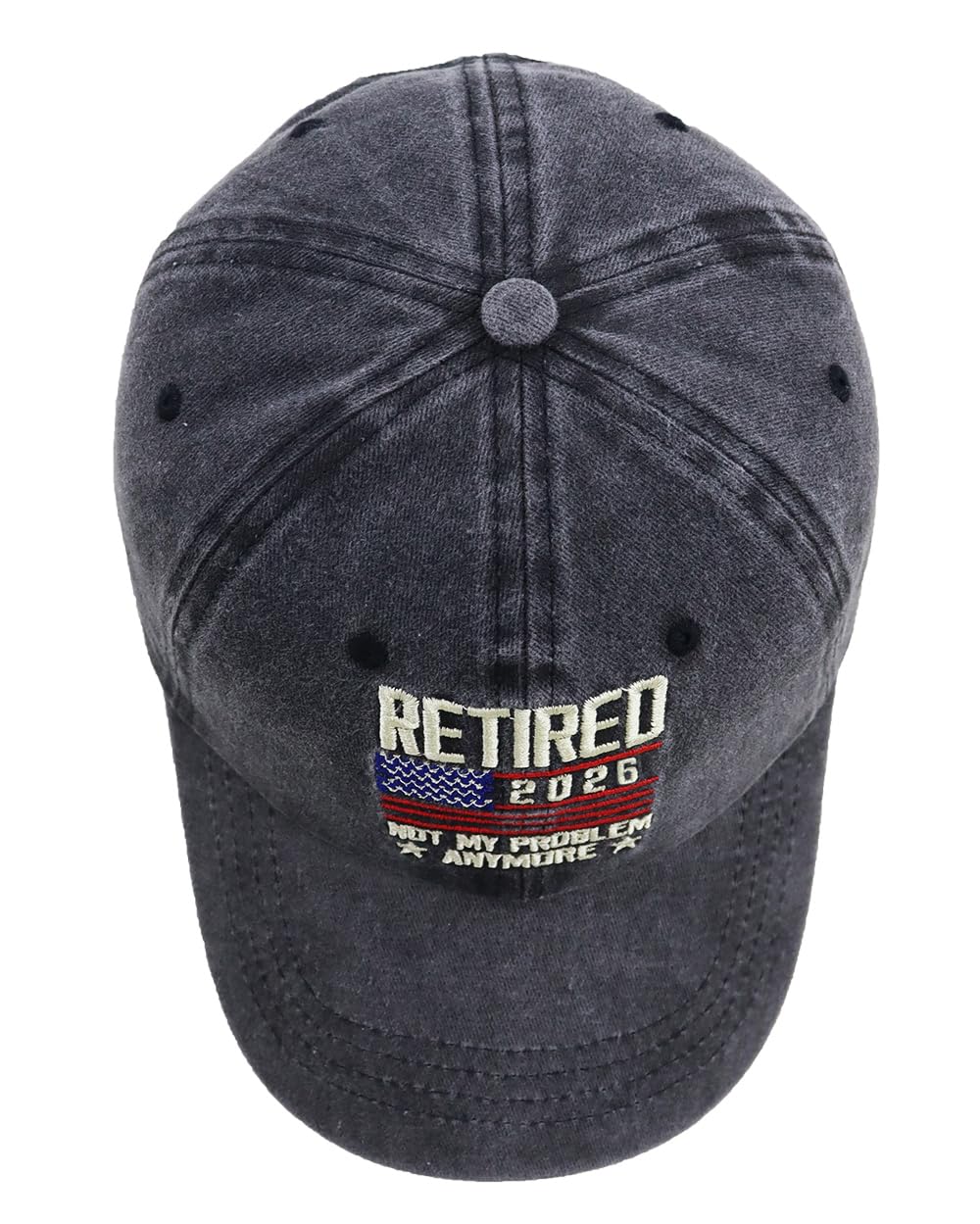Retirement Gifts for Men Women, Retired 2026 US Flag Hat, Retirement Party Decorations Baseball Cap, Birthday Gift for Veterans Dad Mom Grandpa Black