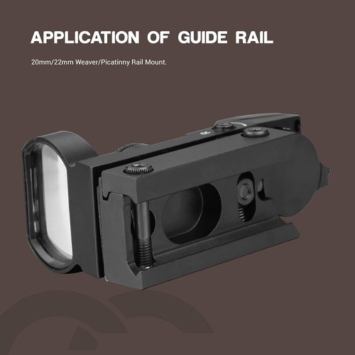 ESSLNB Red Green Dot Sight - Waterproof Reflex Scope with 4 Reticles & 5 Brightness Levels | 20/22mm Rail Mounts